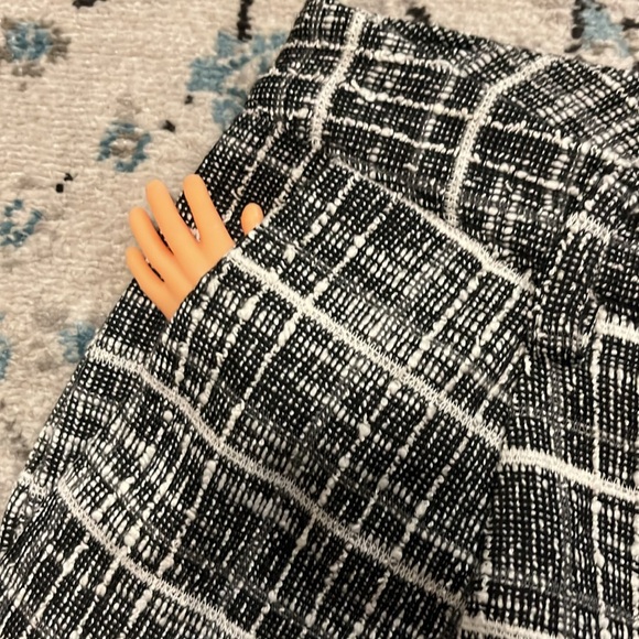 NWT Numph Caviar Tweed Trousers - Picture 10 of 16